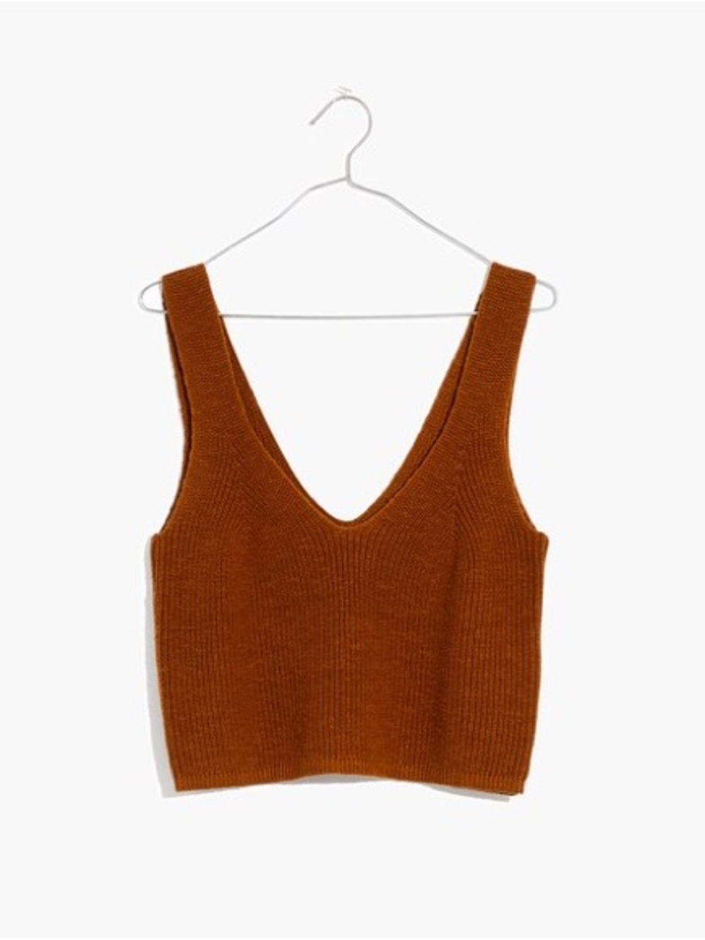 Madewell Parkwood Sweater Tank - Dried Cedar